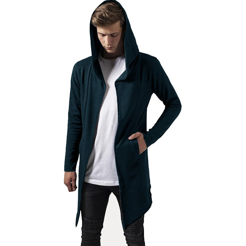Chandail mi-long Cardigan Zipper Manteau pour hommes