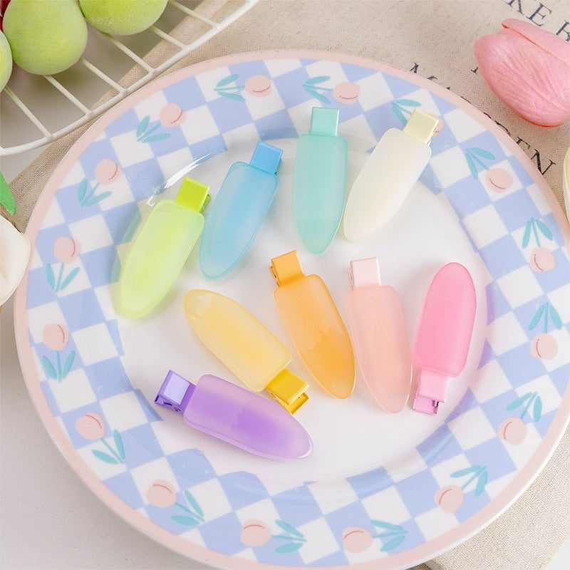 Crème glacée en forme d'eau colorée Drop cheveux Clip avec les bangs latéraux pour les filles