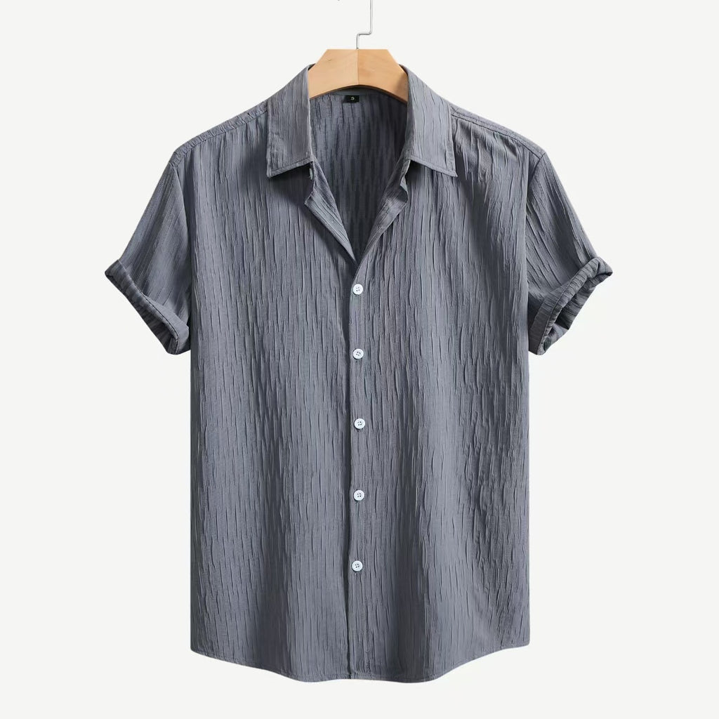 Chemise casual Lapel-Style Beach-Fashion pour hommes