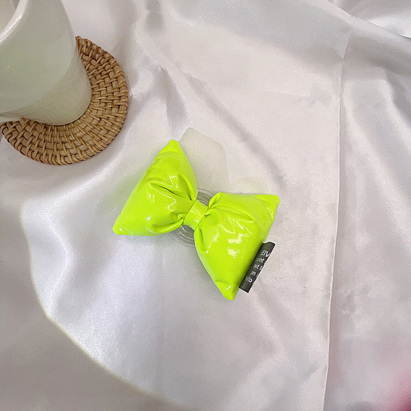 Bracket en cuir de fille Bow Lazy