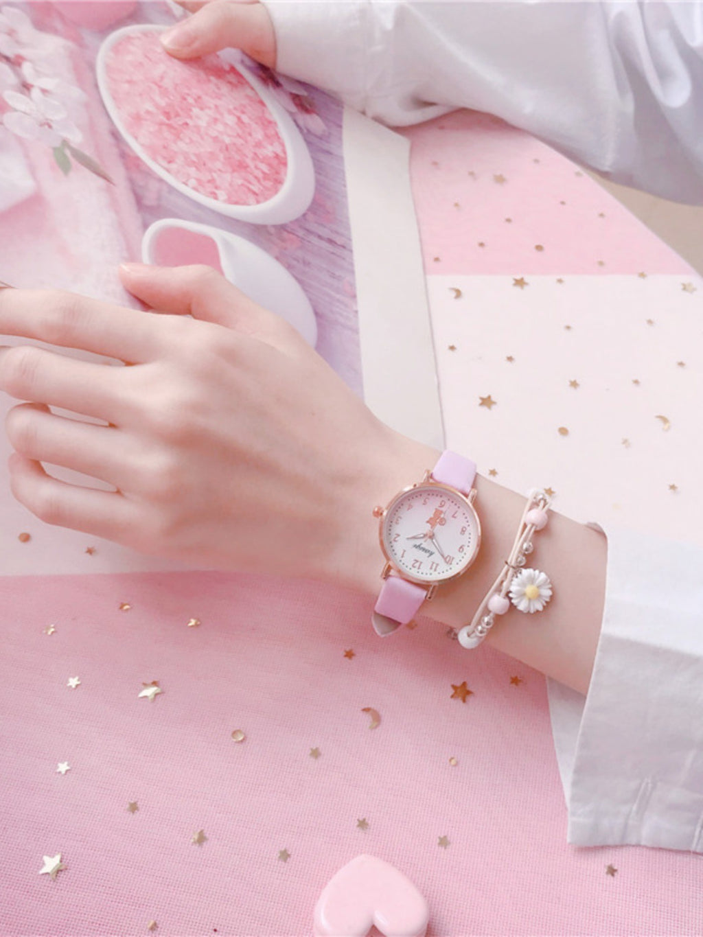 Montre pour enfants analogique de style coréen