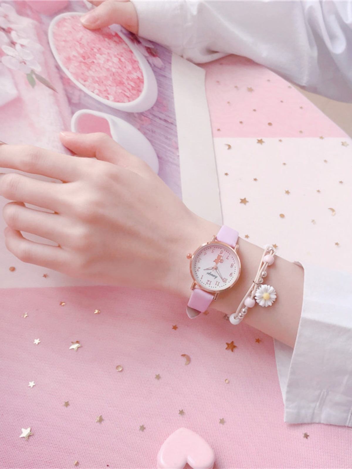 Montre pour enfants analogique de style coréen