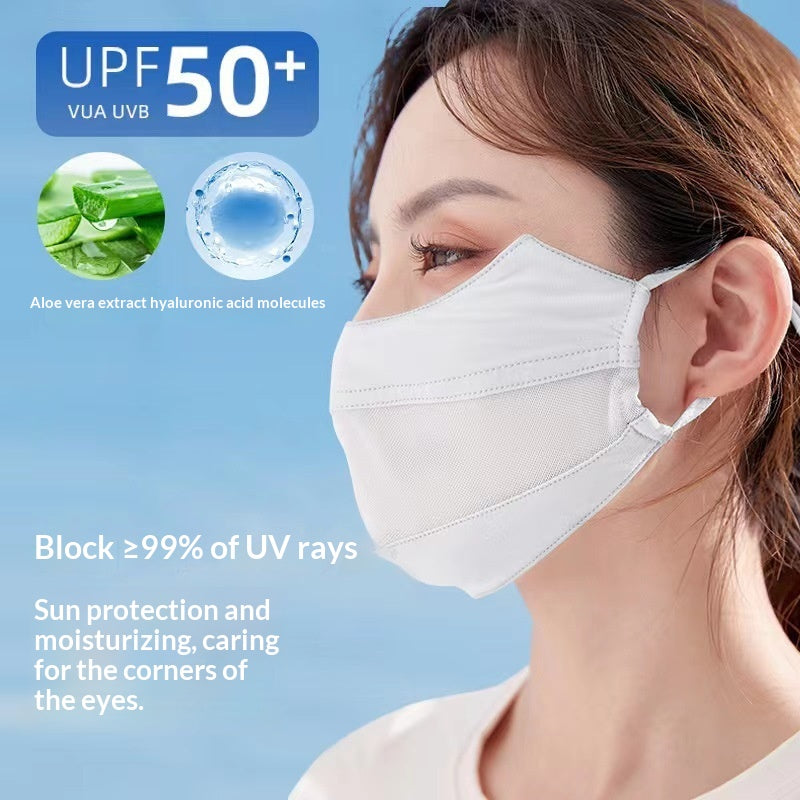 Écran solaire et masque d'équitation 3D stéréoscopique respirant