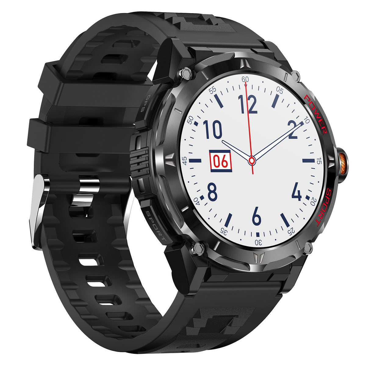 Y18 Smart Watch Surveillance de la pression d'altitude GPS à l'oxygène du sang de 143 pouces