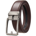 Longueur prolongée résistant à l'aiguille Ceinture à cowhide double couche pour hommes à manche automatique