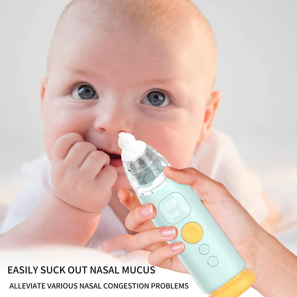 Baby Nasal Aspirateur Appareil électrique à aspiration nasale ménage Nettoyage amovible Trois rapports