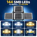 Puissance solaire Rechargeable Display Batterie Power Bank Fonction LED Lumière de travail W8151 3 Bleu