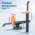 Lampe de protection dentaire avec lampe de protection LED sans fil de base avec 4 modes de luminosité de 18 niveaux 5-40