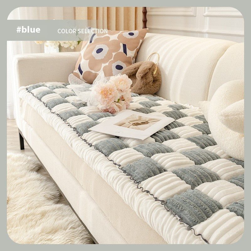 Chessboard animal Grille Kennel Pad Automne et Winter Warm Square