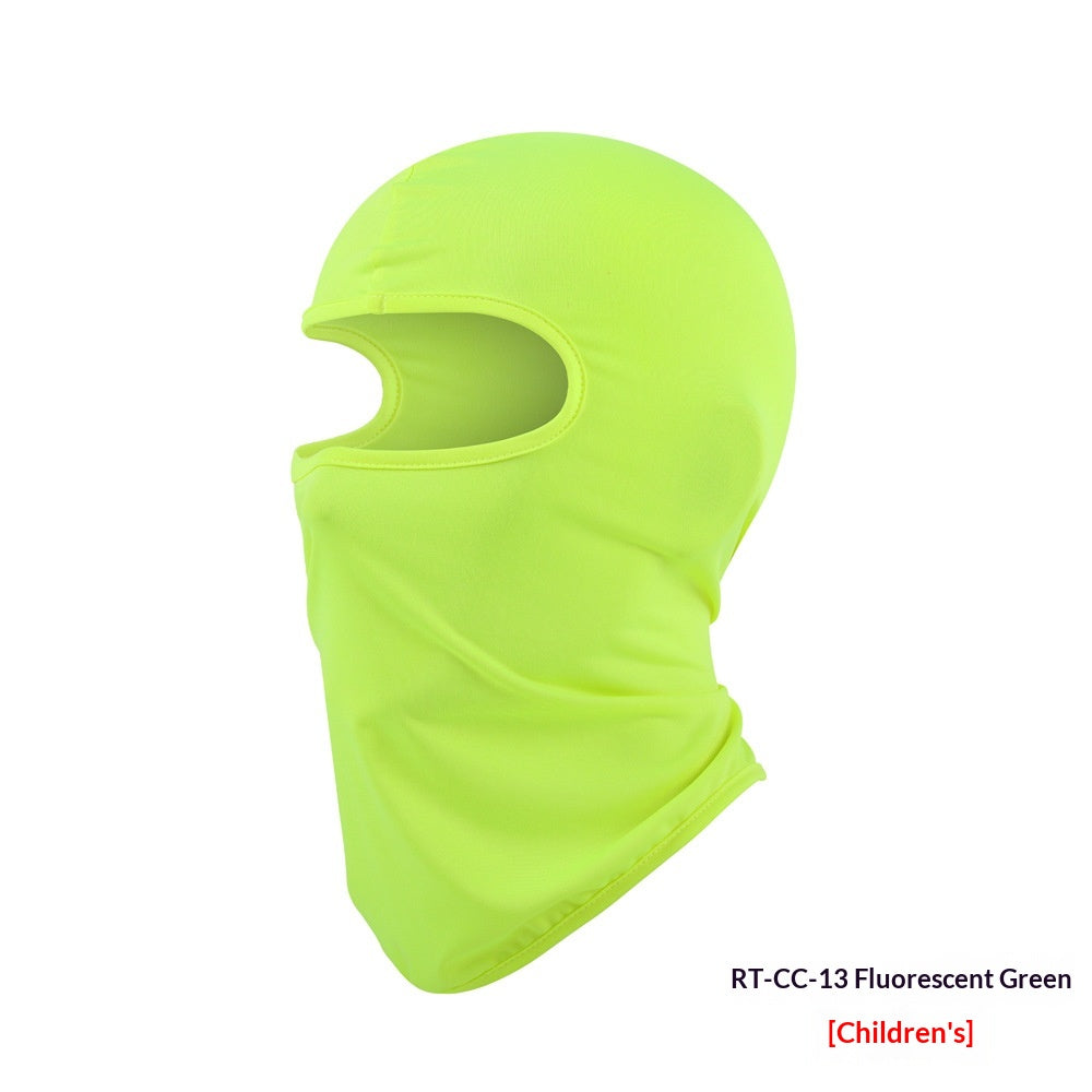 Masque d'équitation en plein air pour enfants Headgear Windproof Sports