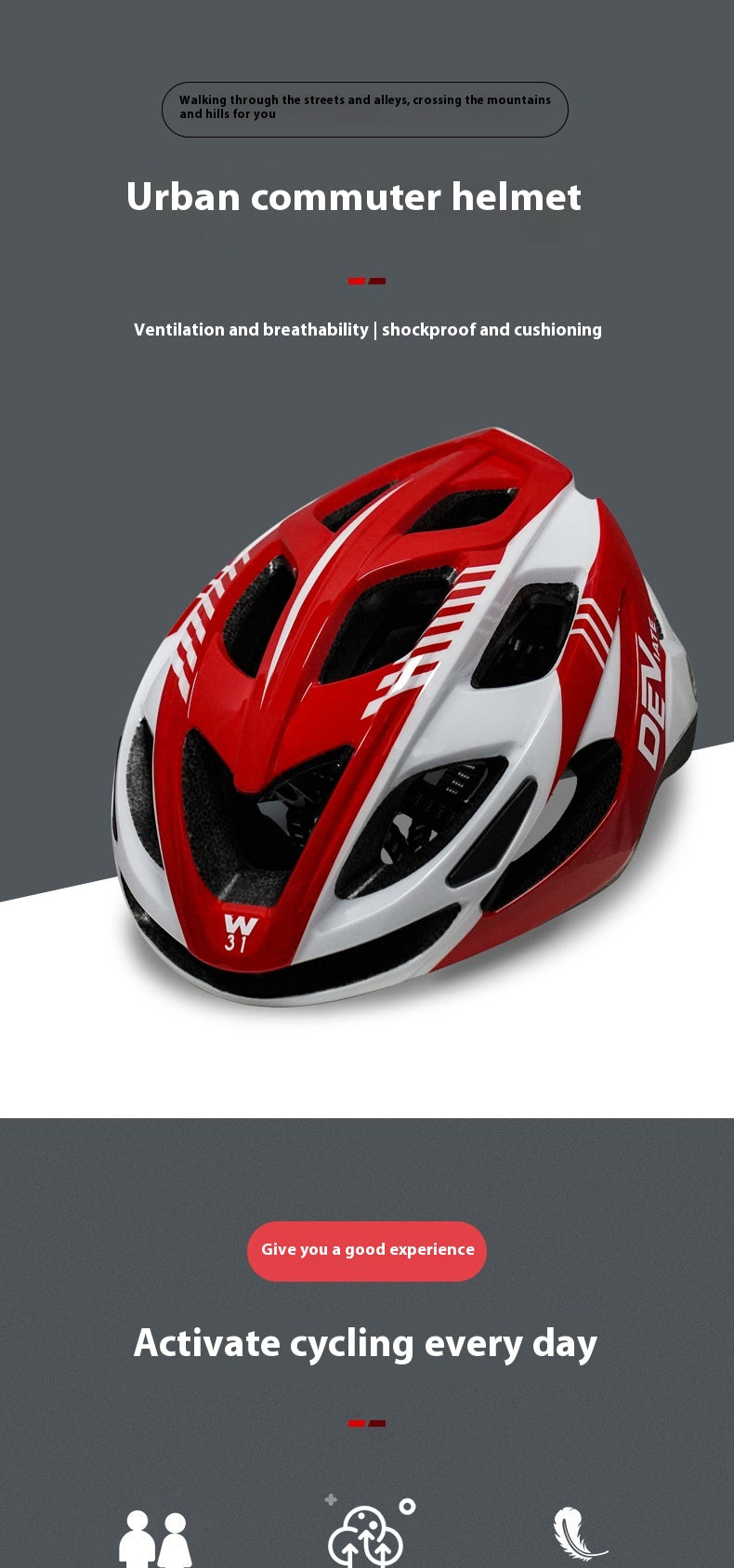 Plus Taille Cyclisme Casque vélo Casque d'équitation Ultra léger respirant