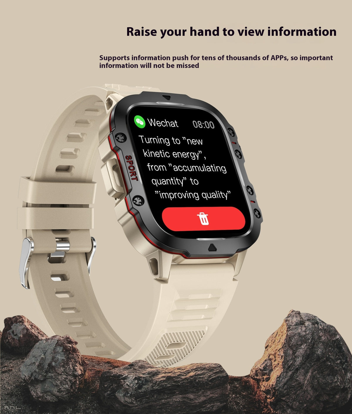 Montre d'appel Bluetooth sport en plein air