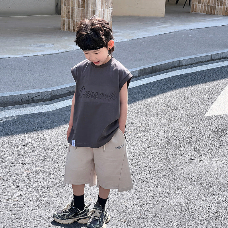 Vêtements d'été pour enfants Veste sans manches Trendy Cool Top