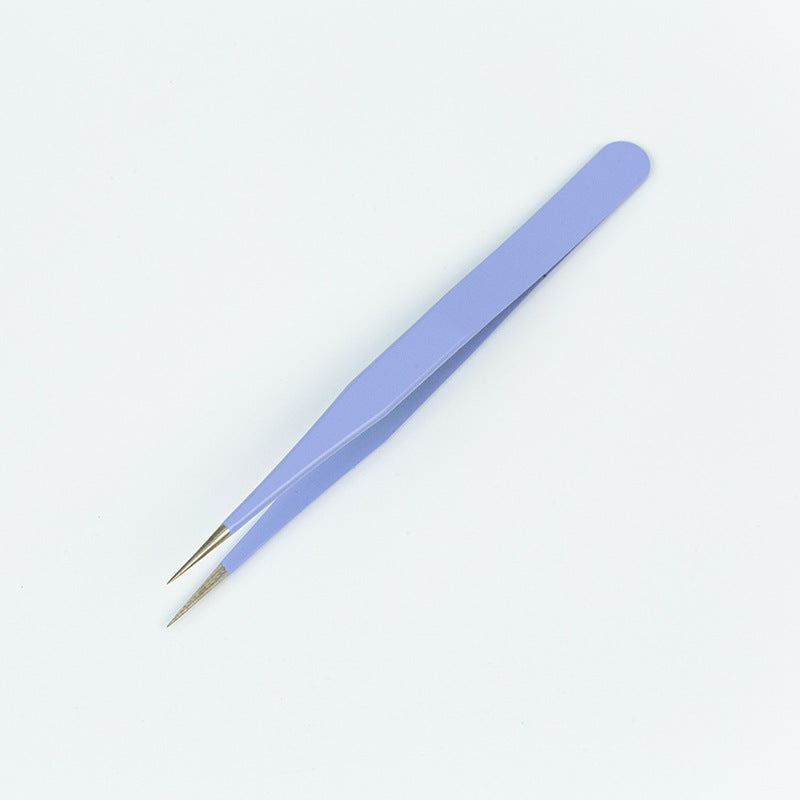 Tweezers en acier inoxydable Macaron Manuel coloré et ruban de papier