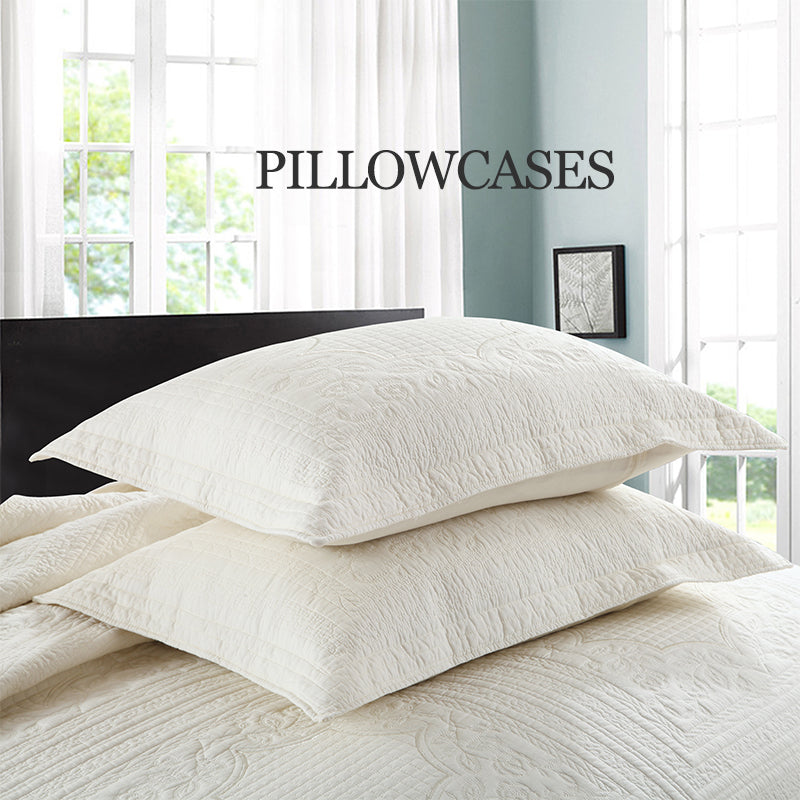 3D Couvercle reversible en coton pointillé rembourré Texturé Weave Ultra-Soft Bre