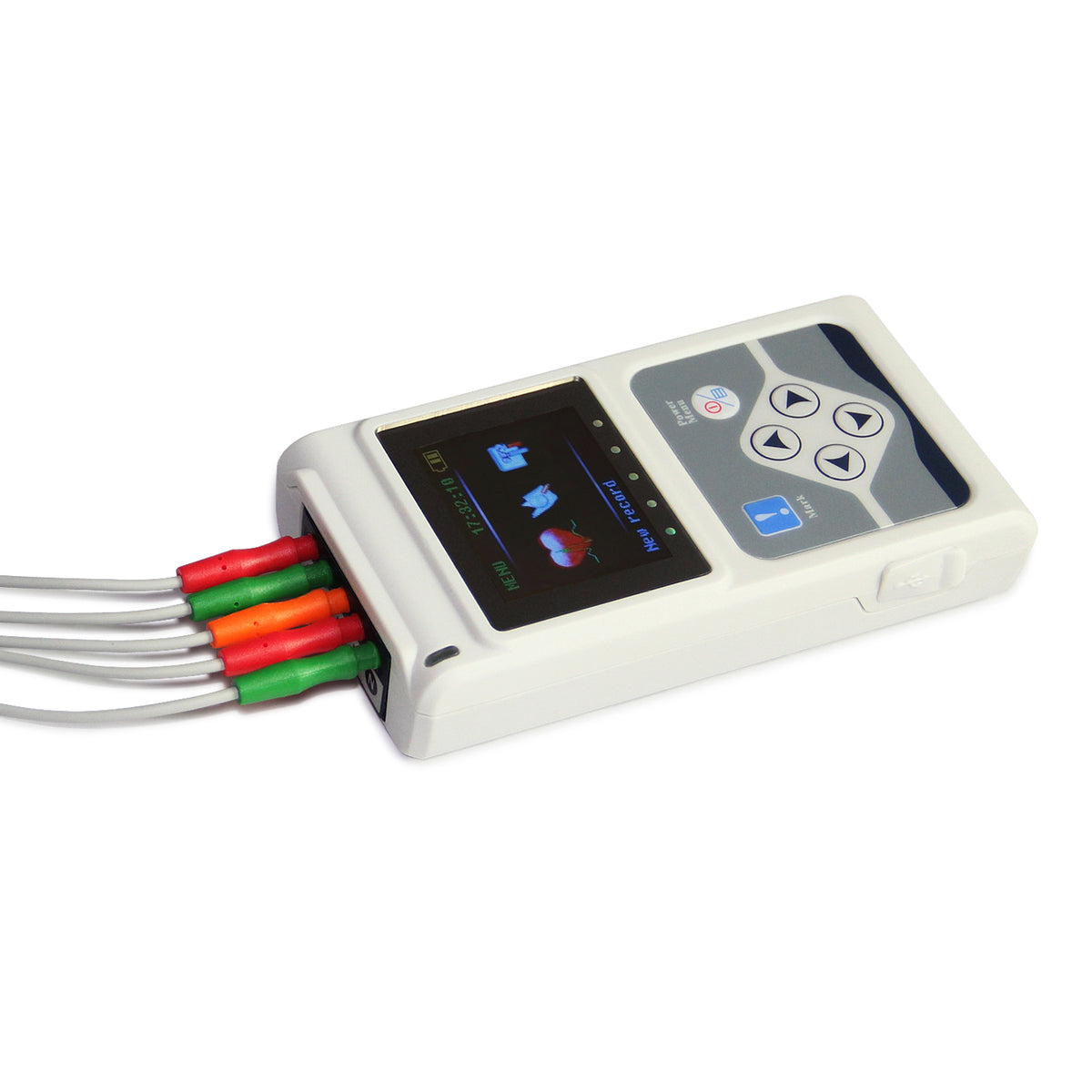 Portable 24 heures 3 canaux ECG EKG Holter Monitor System CONTEC TLC9803 PC Logiciels