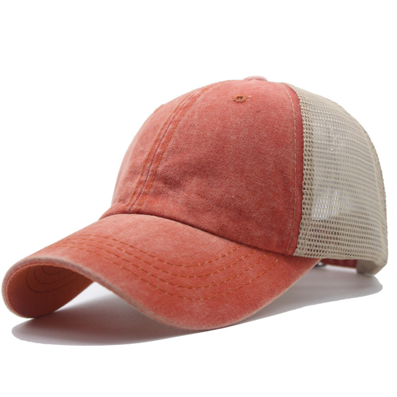 Hommes PrintempsSummer Thin Respirant Mesh Casquette de baseball