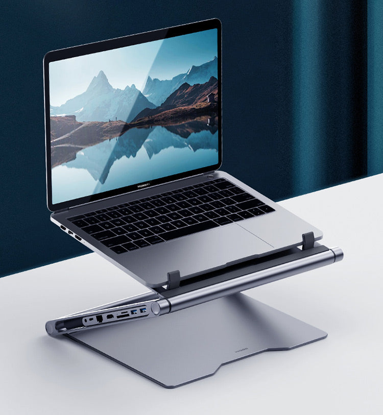 Lapstop Stand avec 8-en-1 station d'accueil