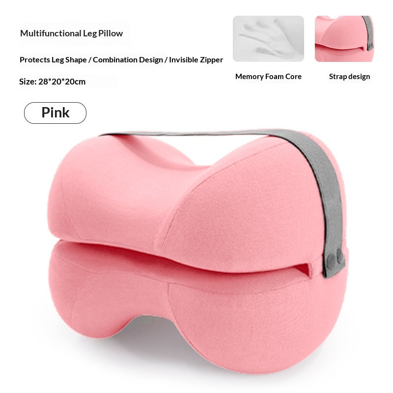 Oreiller de jambe en mousse mémoire pour dormir pour soulager l'élévation du pied