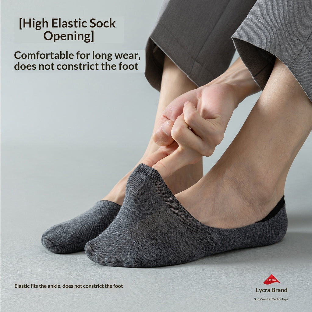 Chaussettes invisibles extra-large et de faible coupe pour hommes