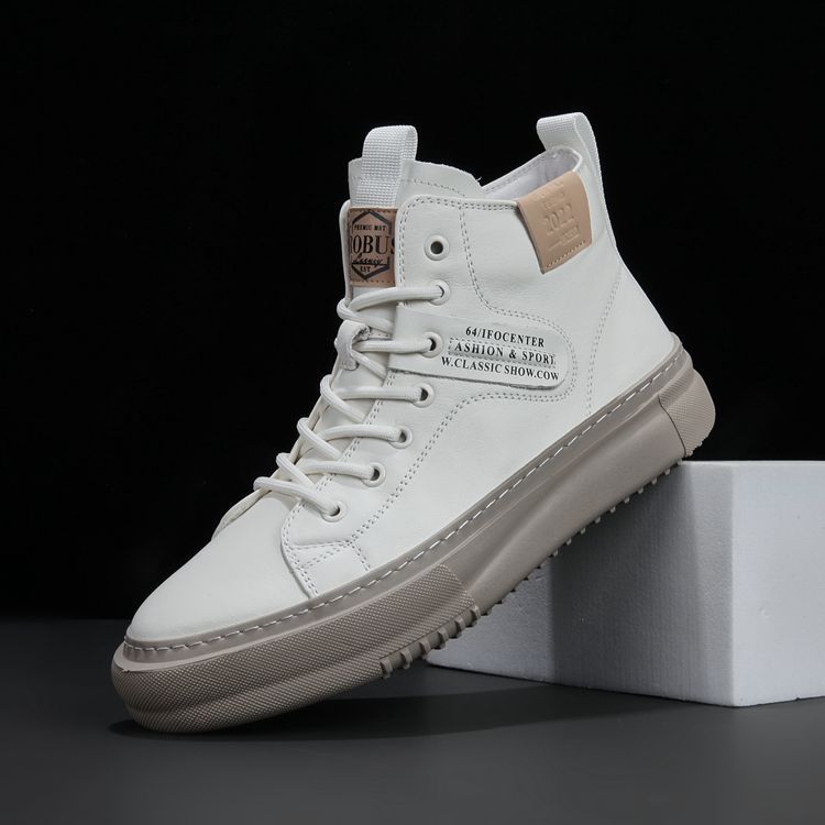 Sneakers blancs polyvalents tout en cuir