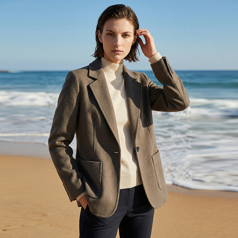 Manteau en laine pour femmes