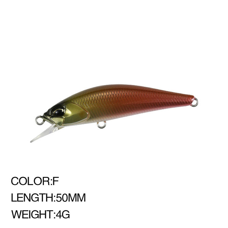 Lure Bait Micro-objet Fausse Bait Sinking Water Minnow Pêche en mer douce