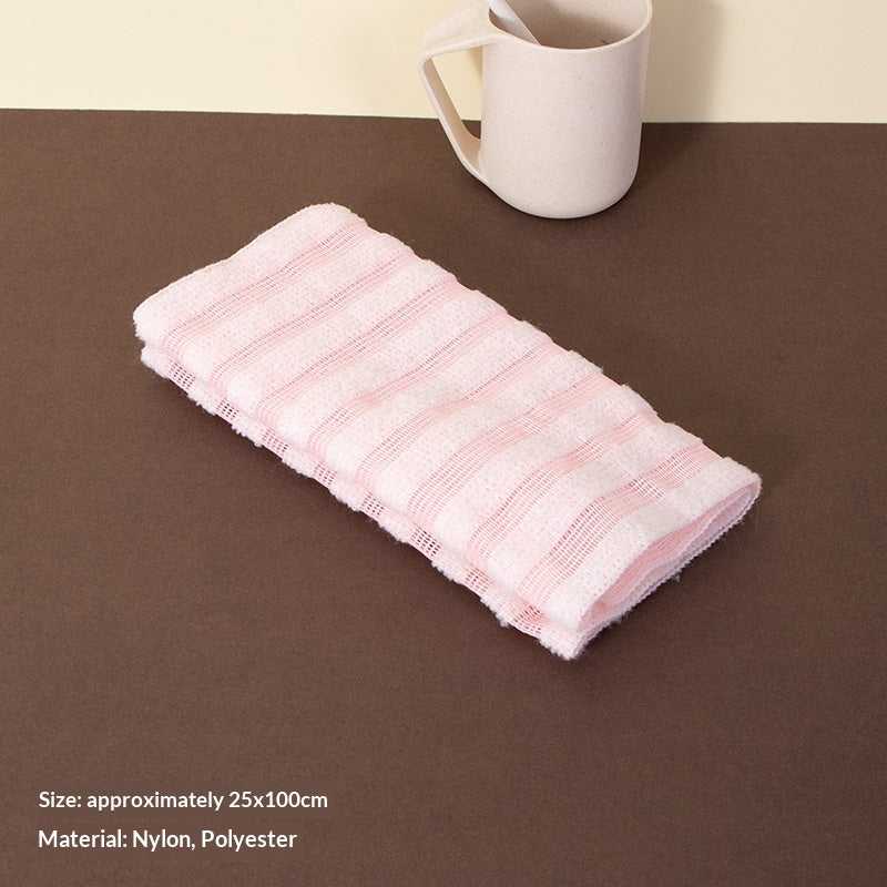 Bath Bar Back-screbbing Strip Hommes Scrubber débarrassant longue noir et blanc rayé