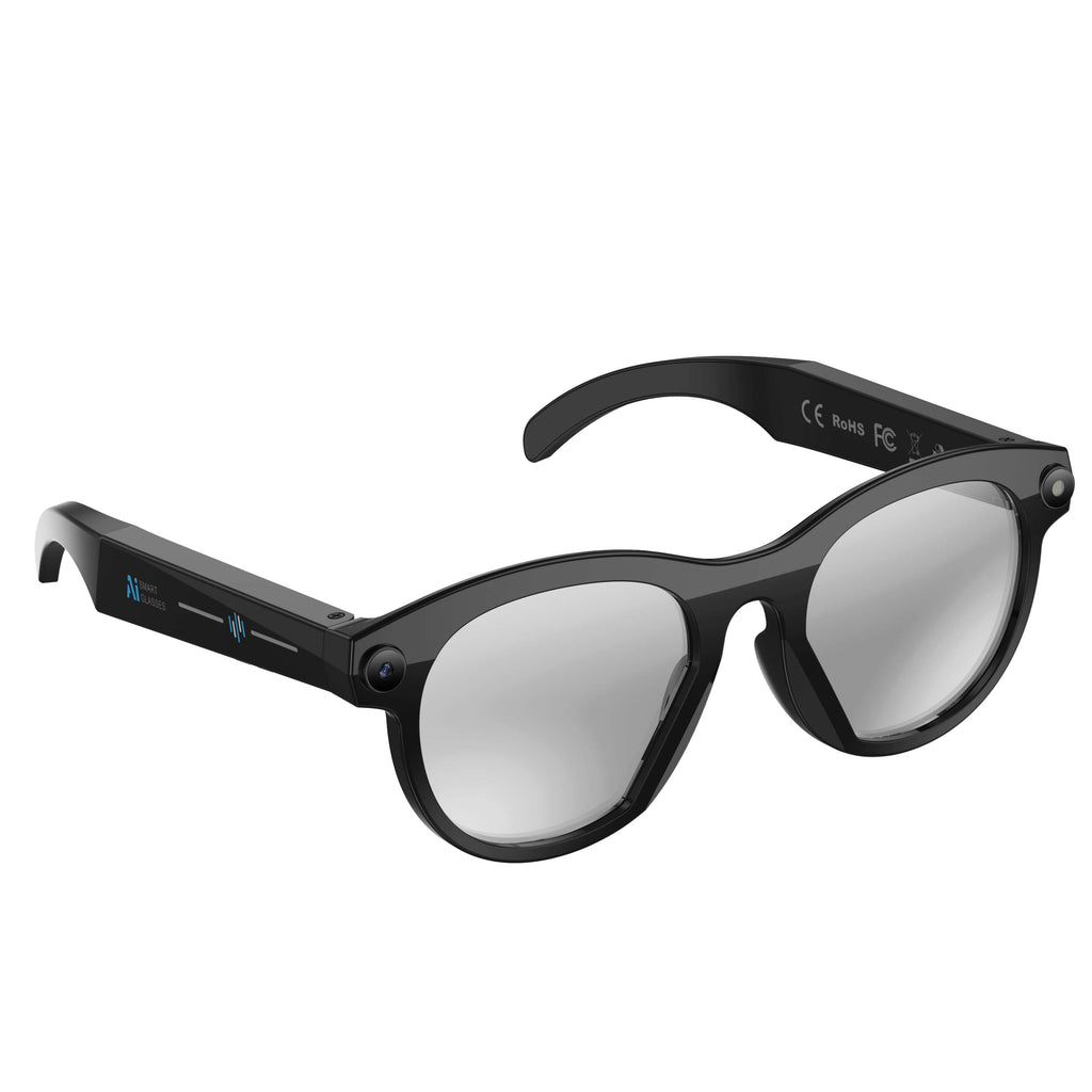 Lunettes intelligentes 2MP AI avec caméra Lunettes de soleil Bluetooth pour la traduction d'appel de musique M88