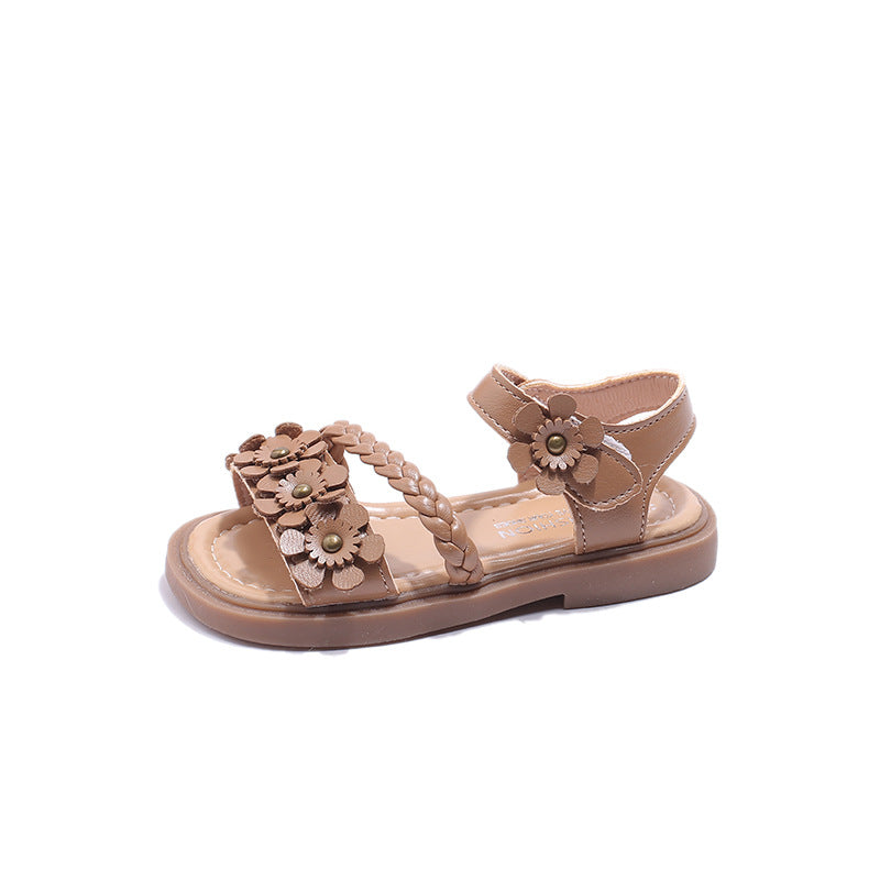 Chaussures de plage Fashion Flower Soft Bottom pour enfants