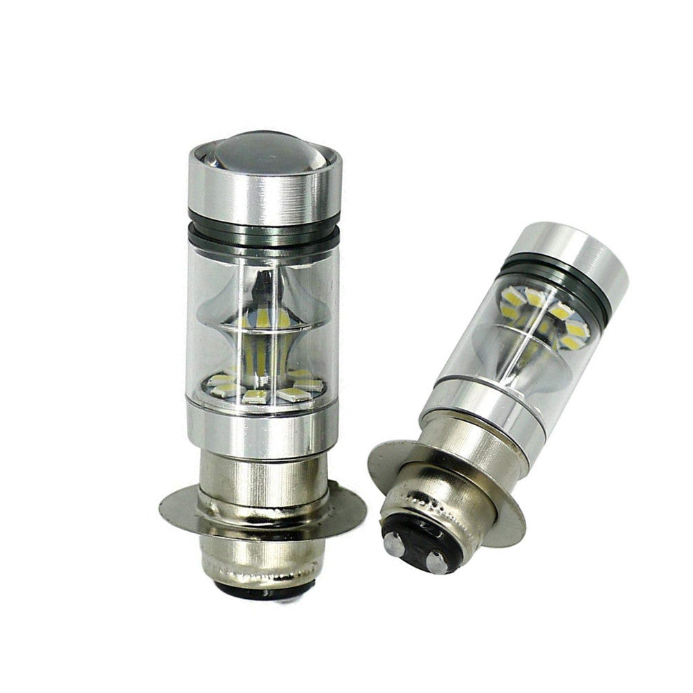Led de moto lumière modifiée BA20W H6 100W 20SMD phare de moto à haute puissance