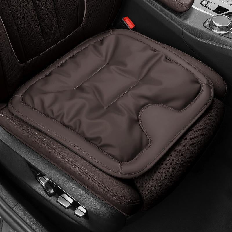 Coussin de siège auto en cuir anti-salissure Hiver Ensemble de trois pièces
