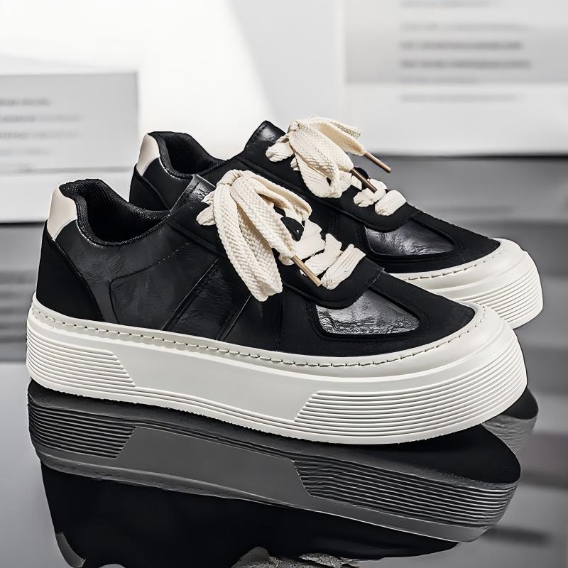 Hommes Chunky Platform Heighten Casual Skate Sneakers