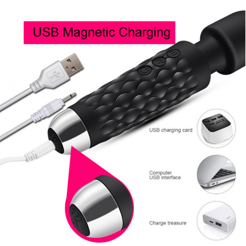 Jouet de silicone AV Rider à 20 fréquences