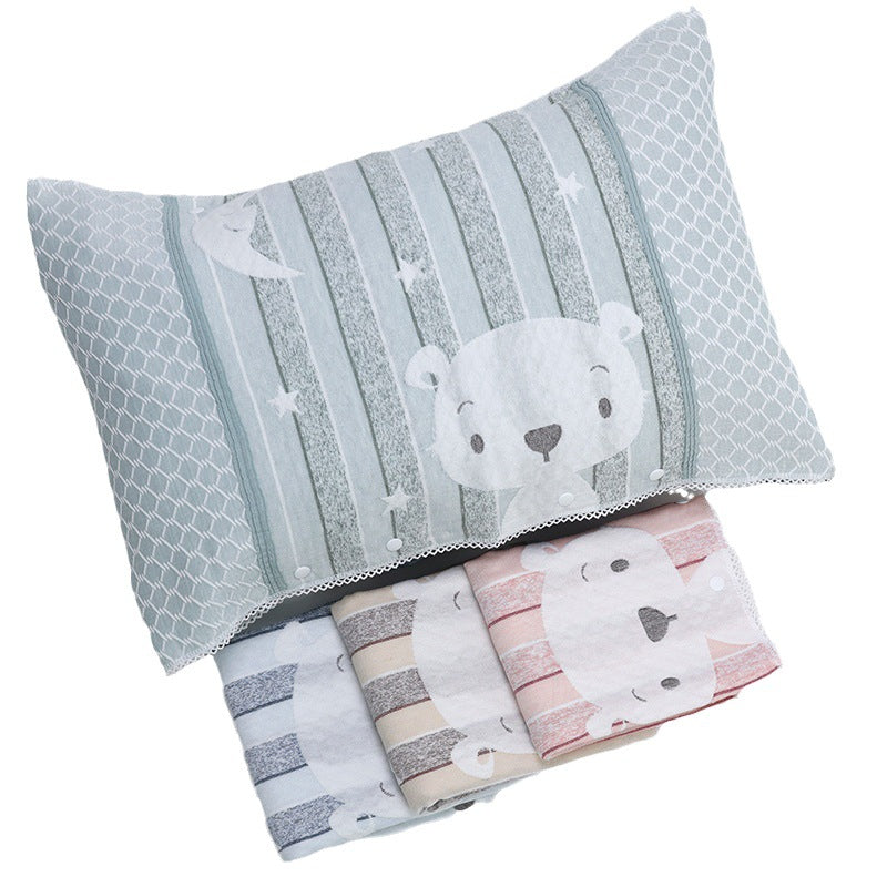 Cotton Four-Layer Gauze Pillows