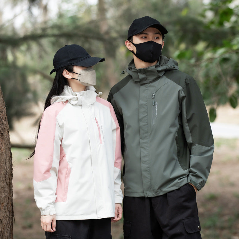 Hommes à l'abri du vent Et veste de sport extérieure imperméable
