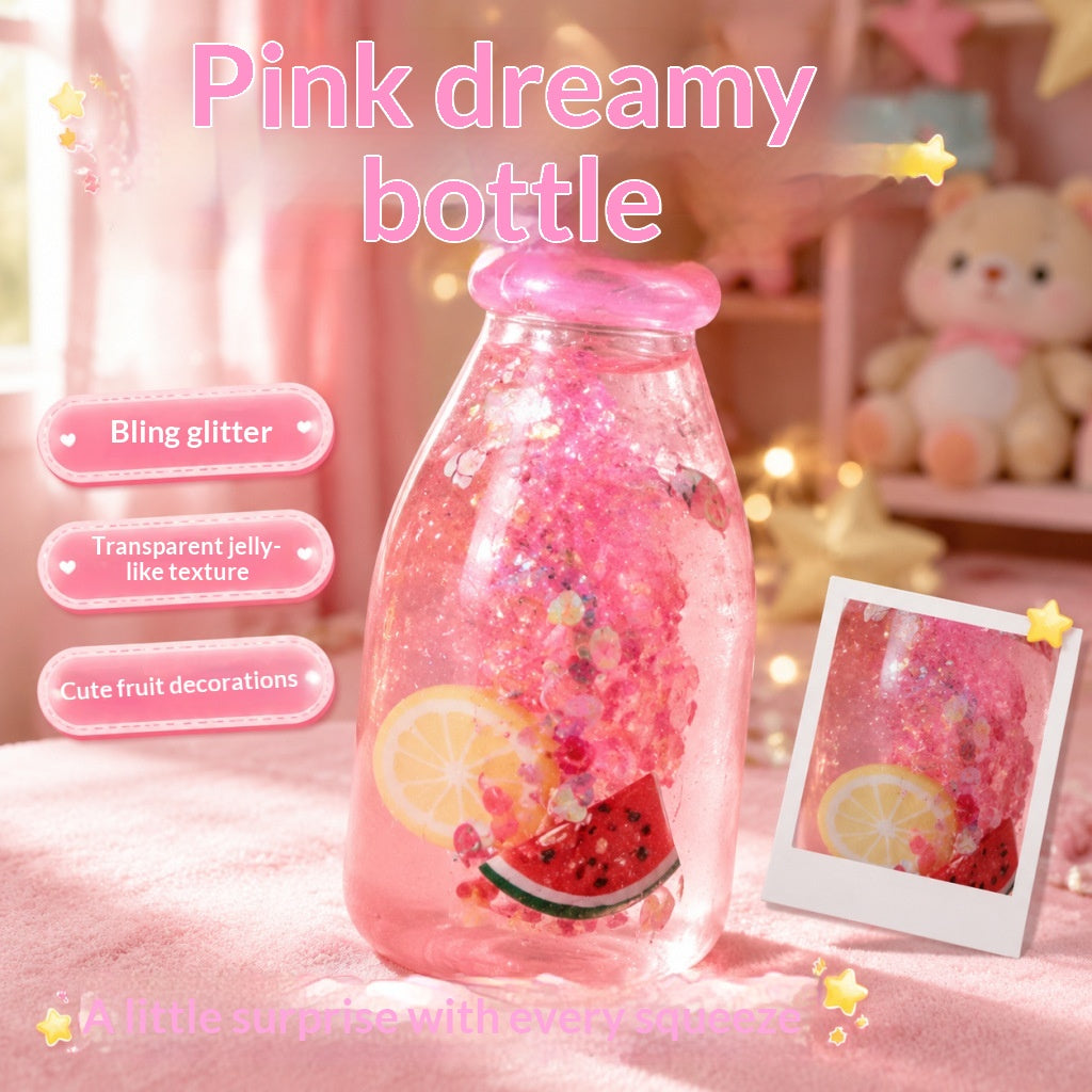 Simulation Baby Bottle Squeeze Toy utilisé pour le soulagement du stress