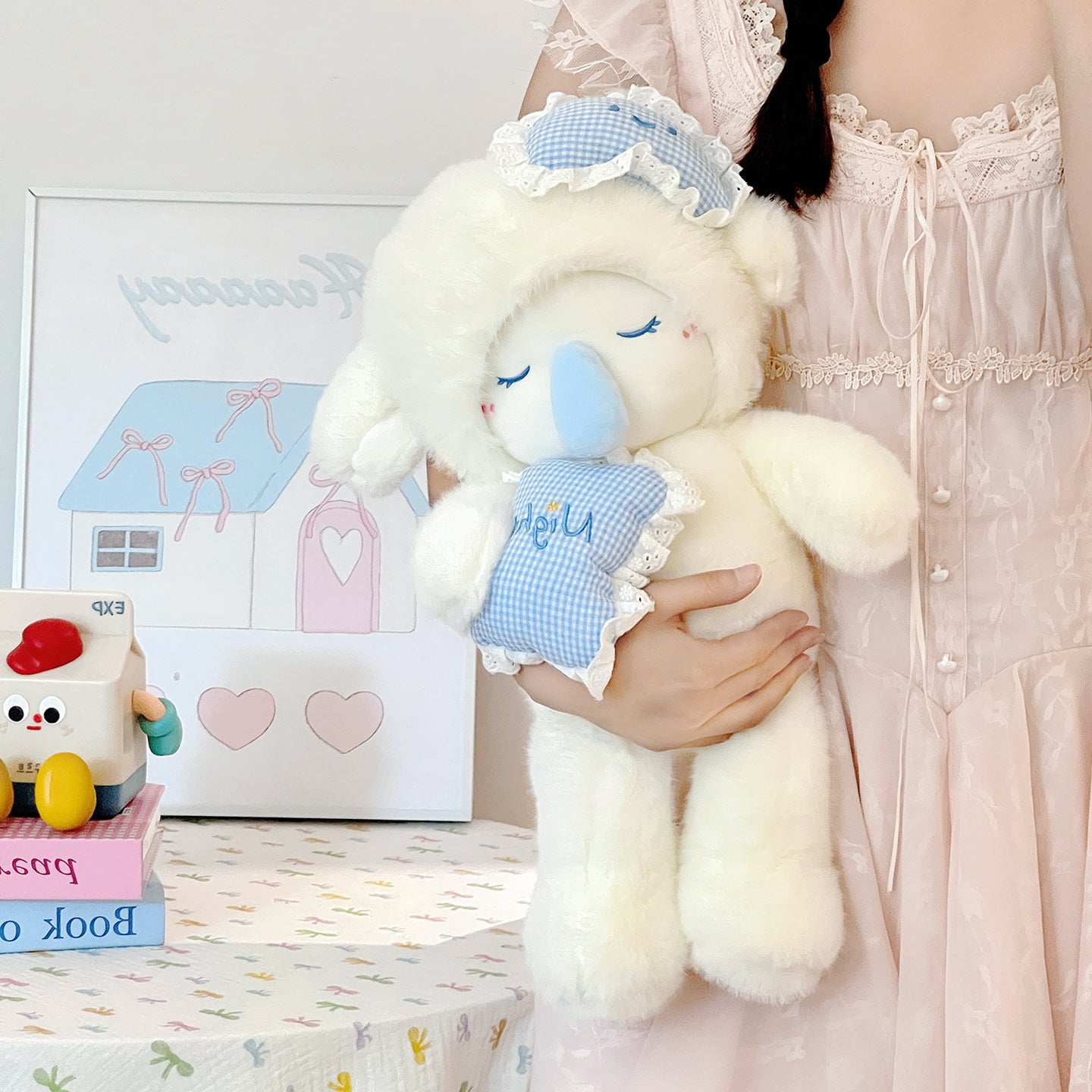 Sleepy Lamb Doll Girls Sleep Hug Oreiller
