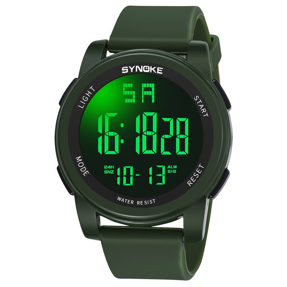 Montre électronique sport de plein air pour homme pour la natation