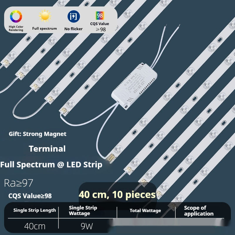 Plein spectre Led Super Bright Patch remplacement source de lumière Plafond plaque de base de lampe