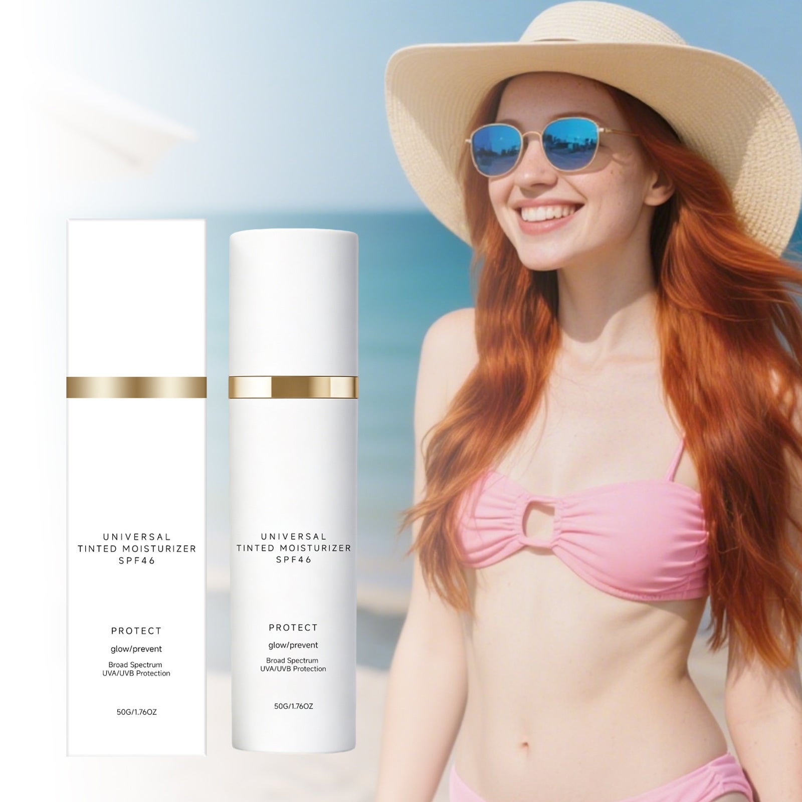 Crème hydratante pour écran solaire léger