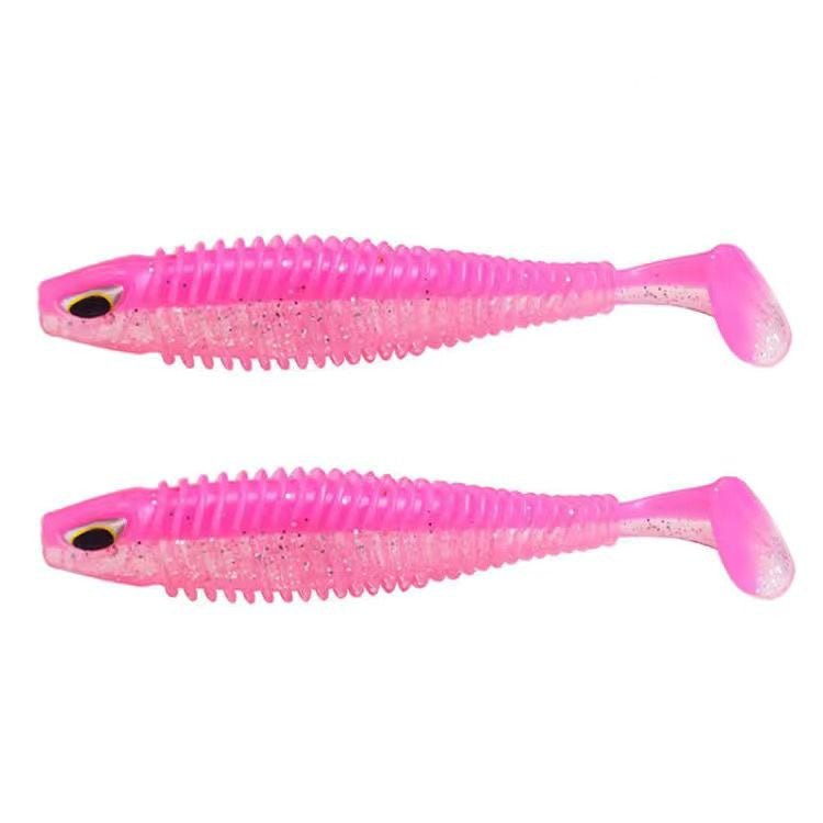 Luya Big T-tail Soft Fish Bait with Jig Head