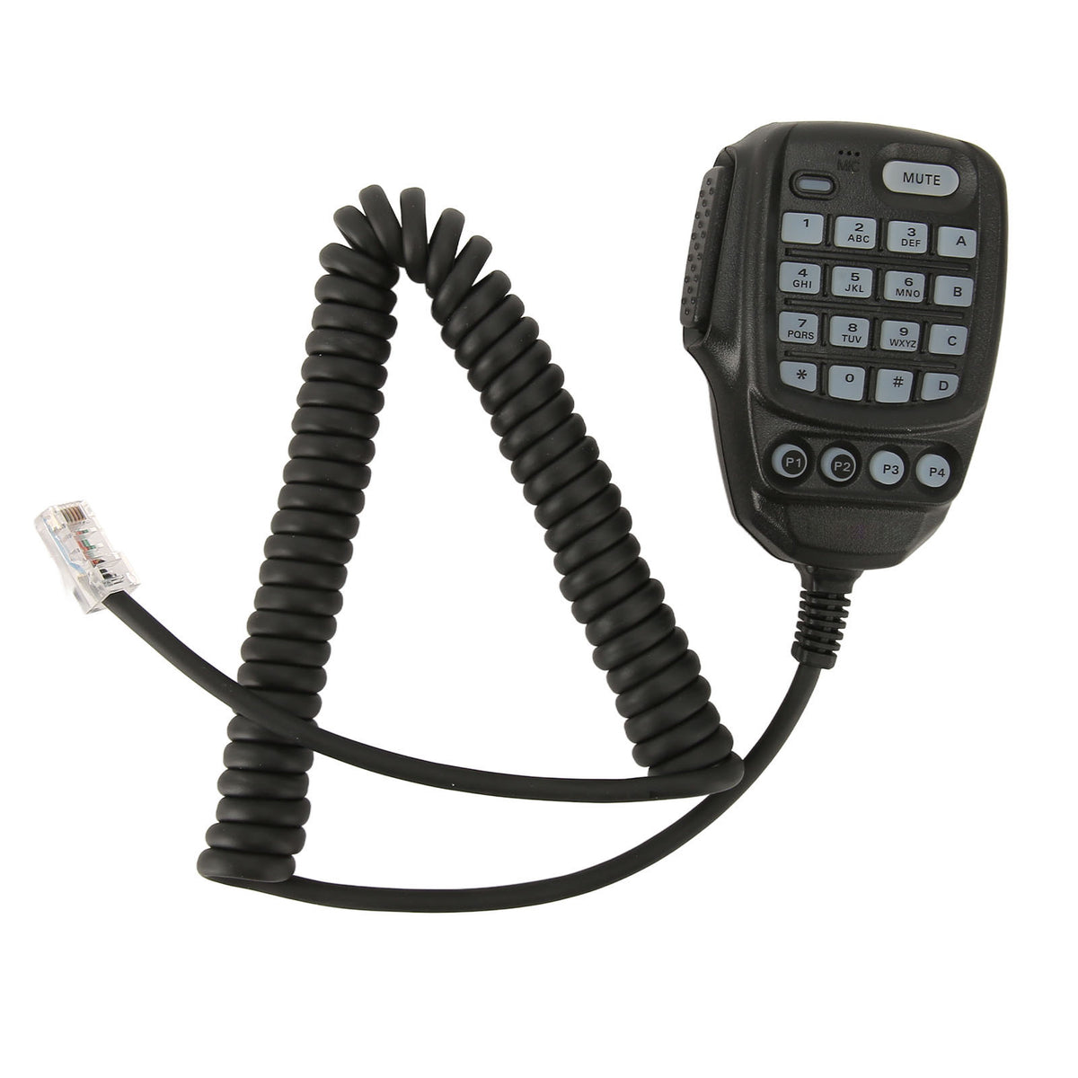 2 Way Radio Handheld Speaker Mic Professional Walkie Talkie Speaker Microphone avec bouton