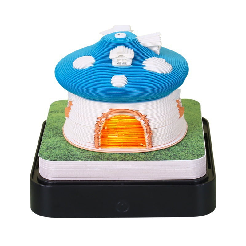 Calendrier de la Terre Lumière Panoramique 3d Créativité en trois dimensions Carving Desk Calendrier