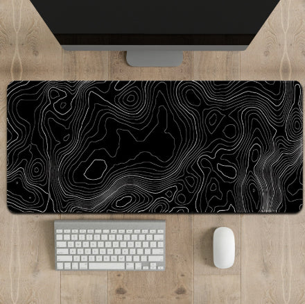 Résumé Rationalisé Ligne-pattern Non-dérapant Grande Mouse Pad