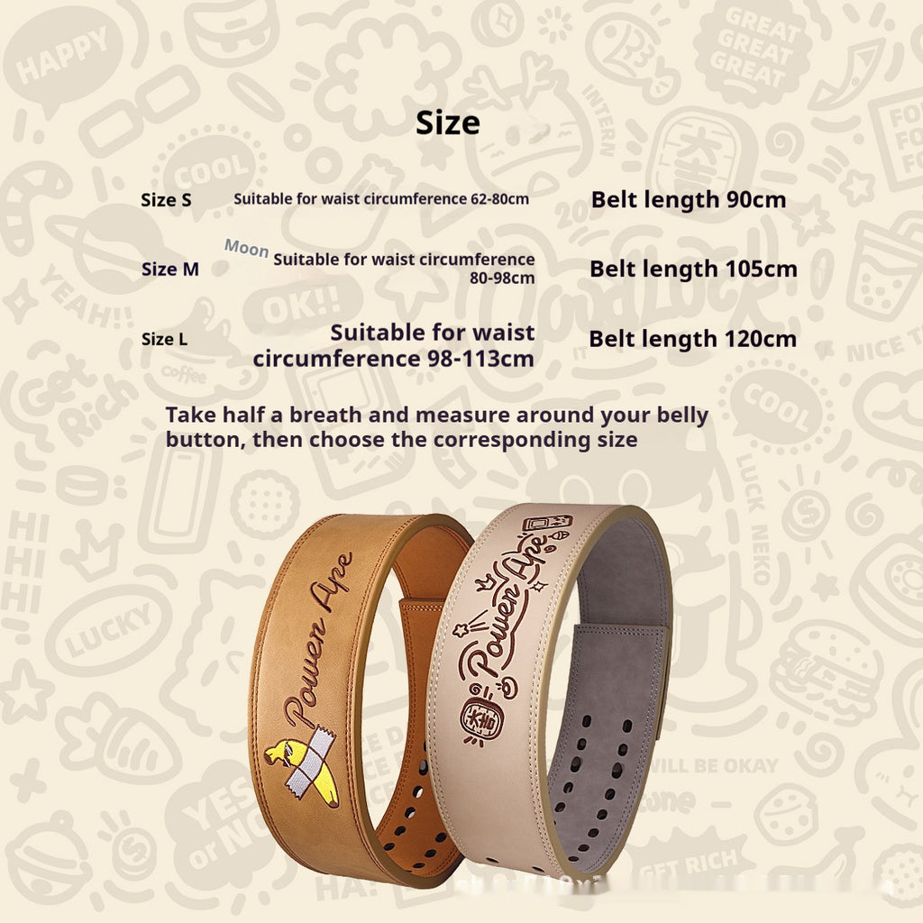 Ceinture complète de fitness en cuir
