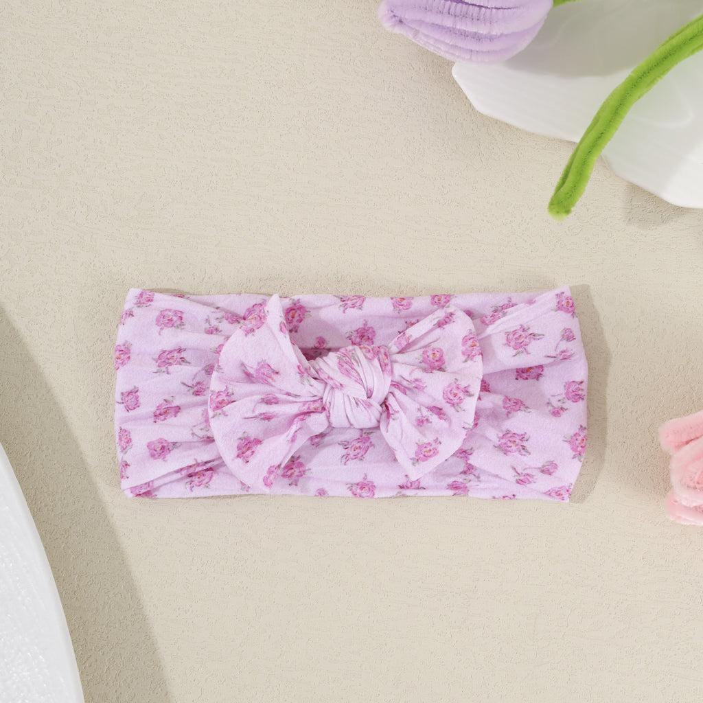 Enfants Mignon Bow-Knot élastique bande tête large