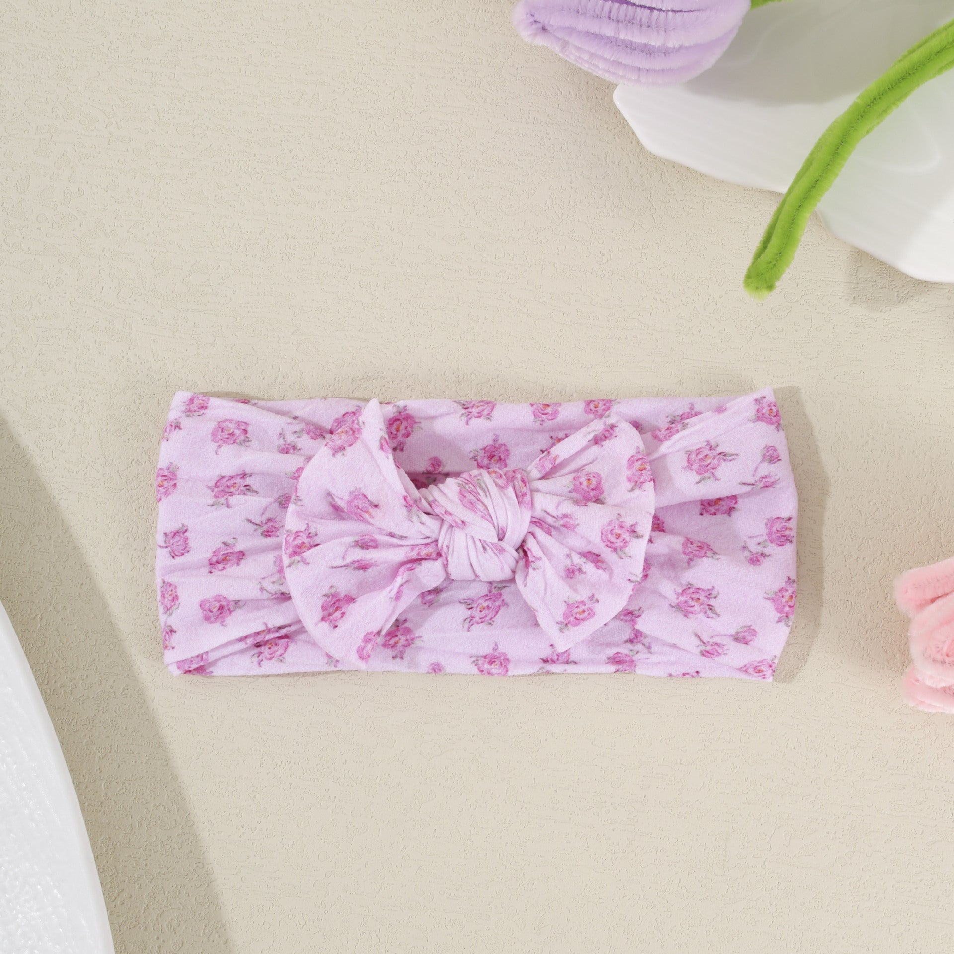 Enfants Mignon Bow-Knot élastique bande tête large