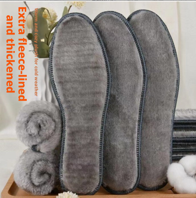 Imitation fourrure de lapin et velours semelle-gris-39 paires-5/sac