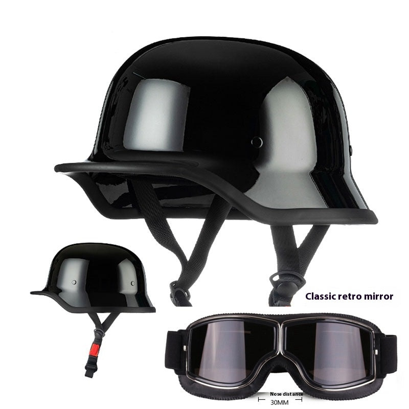 Casque de moto rétro allemand 3C